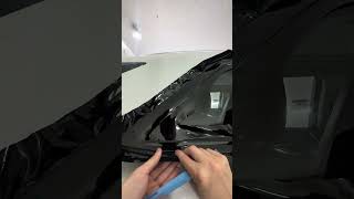 Chrome had to go🔥#chromedelete #carwrap #vinylwrap #shorts #pov #satisfying #viral