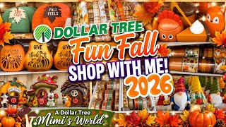 Fun Fall 2026 Dollar Tree Shop with Me! Decor • Fabrics • Ribbons • Great Finds • New Arrivals Stock Update