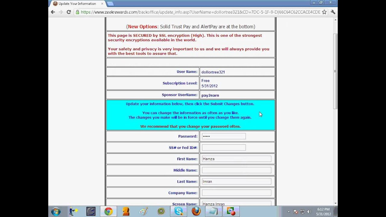 How To Change Personal Info On Zeekrewards YouTube how-to-change-personal-info-on-zeekrewards-youtube