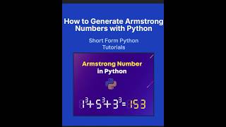 Find Armstrong Numbers in Python | List All Armstrong Numbers from 1 to 1000 Tutorial