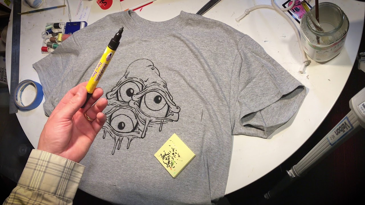 Magical makes a Custom T-shirt using DecoFabric Marker