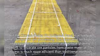 China Factory Linear Vibrating Screen Machine For Polyurethane Panels High Frequency Screen