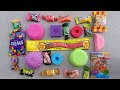 Unwrapping Popular Candies &amp; Satisfying Kinetic Sand Cutting | Relaxing ASMR video