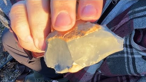 North Carolina rhyolite arrowhead flintknapping Remove a horrendous turtleback (How To)