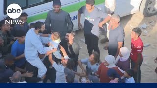 Palestinian prisoners welcomed back to Gaza