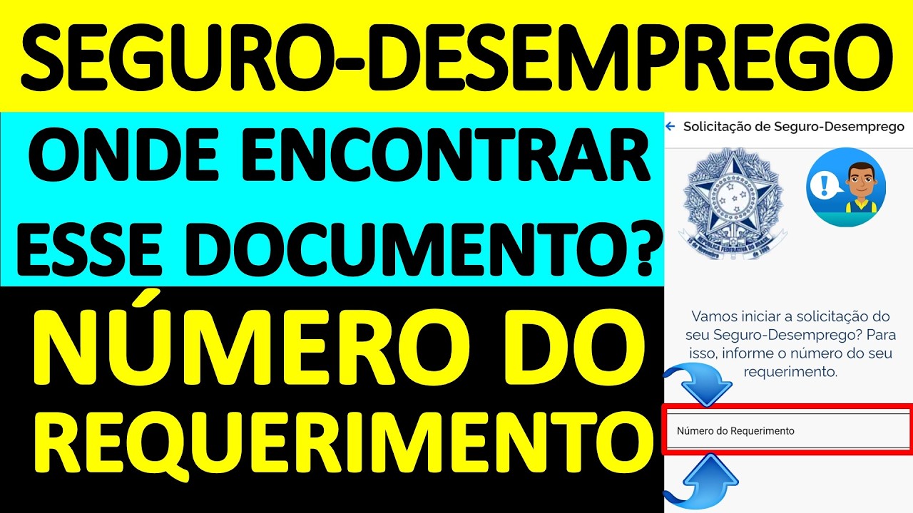 ONDE ENCONTRAR O NÚMERO DO REQUERIMENTO DO SEGURO-DESEMPREGO NA ...