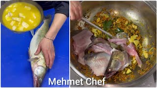Sudak balığı ile balık çorbası Mehmet Chef
