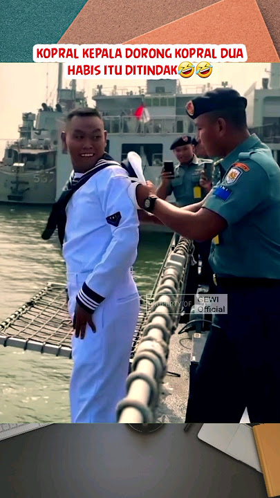 The tradition of promotion of Indonesian Navy soldiers🔥 #shortvideo #viral #commando #abdinegara ...