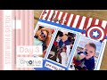 Start With a Sketch for Scrapbook Inspiration | Captain America Layout Process Video