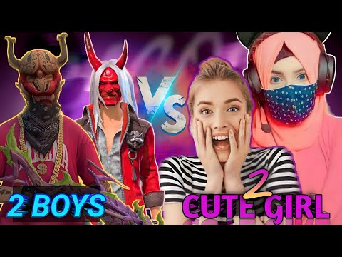 2 Pro Girl Subscriber Challenge Me 🤯 2 vs 2 Intence Clash Battle - Garena...!@GAMING SHIHAB
