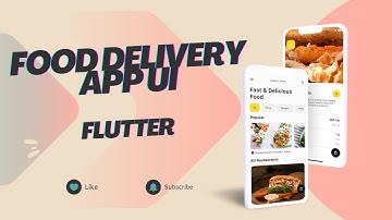 FOOD DELIVERY APP UI - Flutter [ SPEED CODE ]