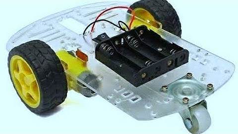 2 wheels DIY Robot Smart Car Chassis installation & wearing process