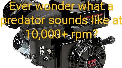 Running a couple of mild predator 212