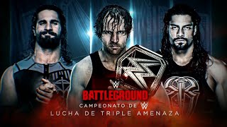 WWE Battleground 2016 Official And Full Match Card HD (Gold Section)