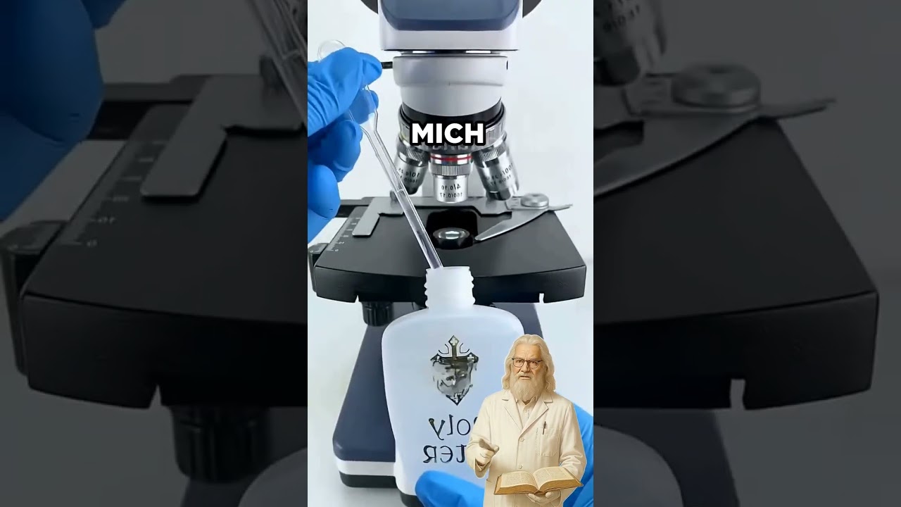 So sieht Weihwasser unter dem Mikroskop aus! 🔬✨