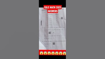 today sslc math exams answer key 2023 |Karnataka|