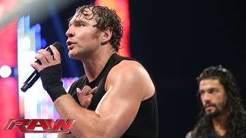 Dean Ambrose & Roman Reigns address Seth Rollins