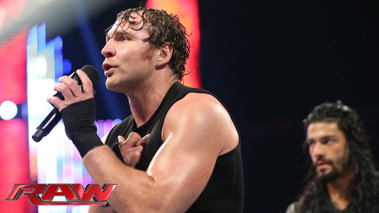 Dean Ambrose Roman Reigns Address Seth Rollins Betrayal Raw