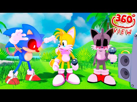 VS Tails.exe 360° FNF Animation - Chasing and Darkness