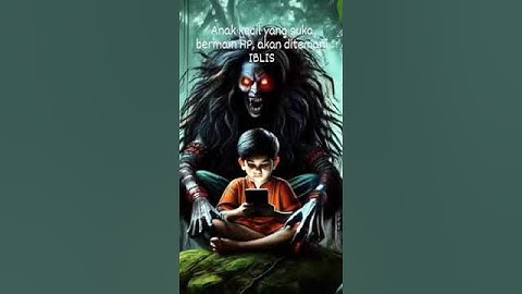 Anak kecil main hp ditemani IBLISss..!