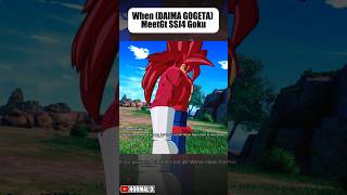 Gogeta DAIMA Meet SSJ4 Goku 🔥#goku #dbz #sparkingzero #blackgoku #gohanbeast