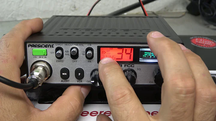 The President Taylor CB Radio Part 2: Features and Functions. This Great Compact CB Has It All!