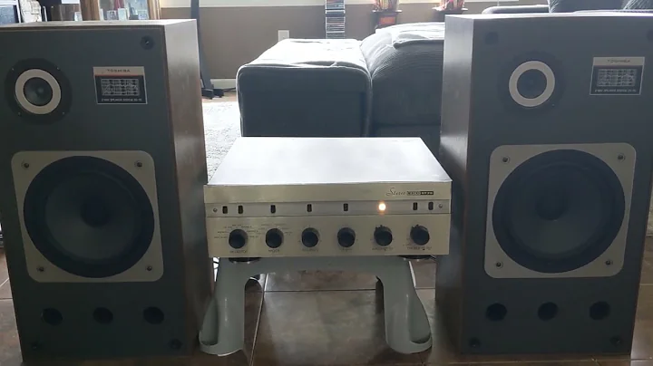 Vintage 1962 Eico ST70 Modded Tube Amp & Toshiba SS75 Demo