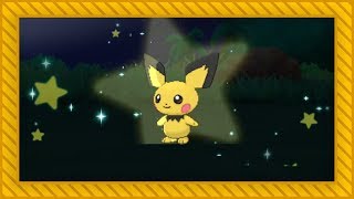 [LIVE] Shiny Pichu after 9,348 REs in Ultra Moon + Ashs Pikachu distribution cartridge