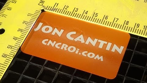 CNC Laser Fiber Marking my Anodized Aluminium Name Badge