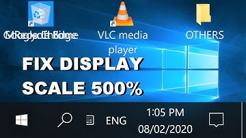 windows 10 display scaling fix custom display scale set to 500%  #PleaseSubscribe,#Windows10