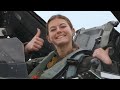 Usafa cadet fly in f16d fighting falcon fighter jet for operation air force  us air force