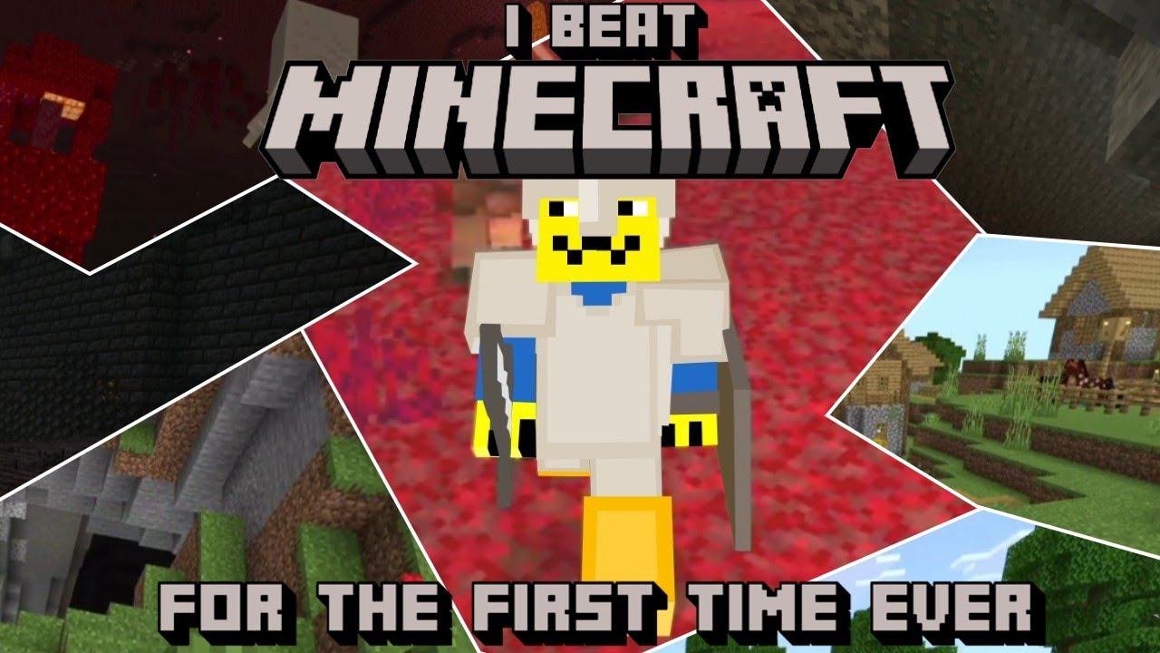 How I beat Minecraft for the First Time Ever! #minecraft - YouTube