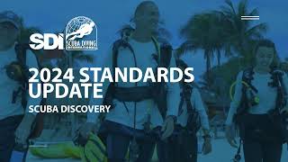SDI Scuba Discovery Standards Update 2024