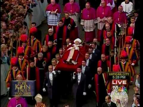 Pope John Paul II&rsquo;s Papal Procession 4/4/05 MSNBC