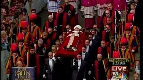 Pope John Paul II's Papal Procession 4/4/05 MSNBC