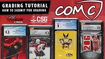COMC Grading Tutorial - How to Submit for Grading with CSG & CGC Trading Cards