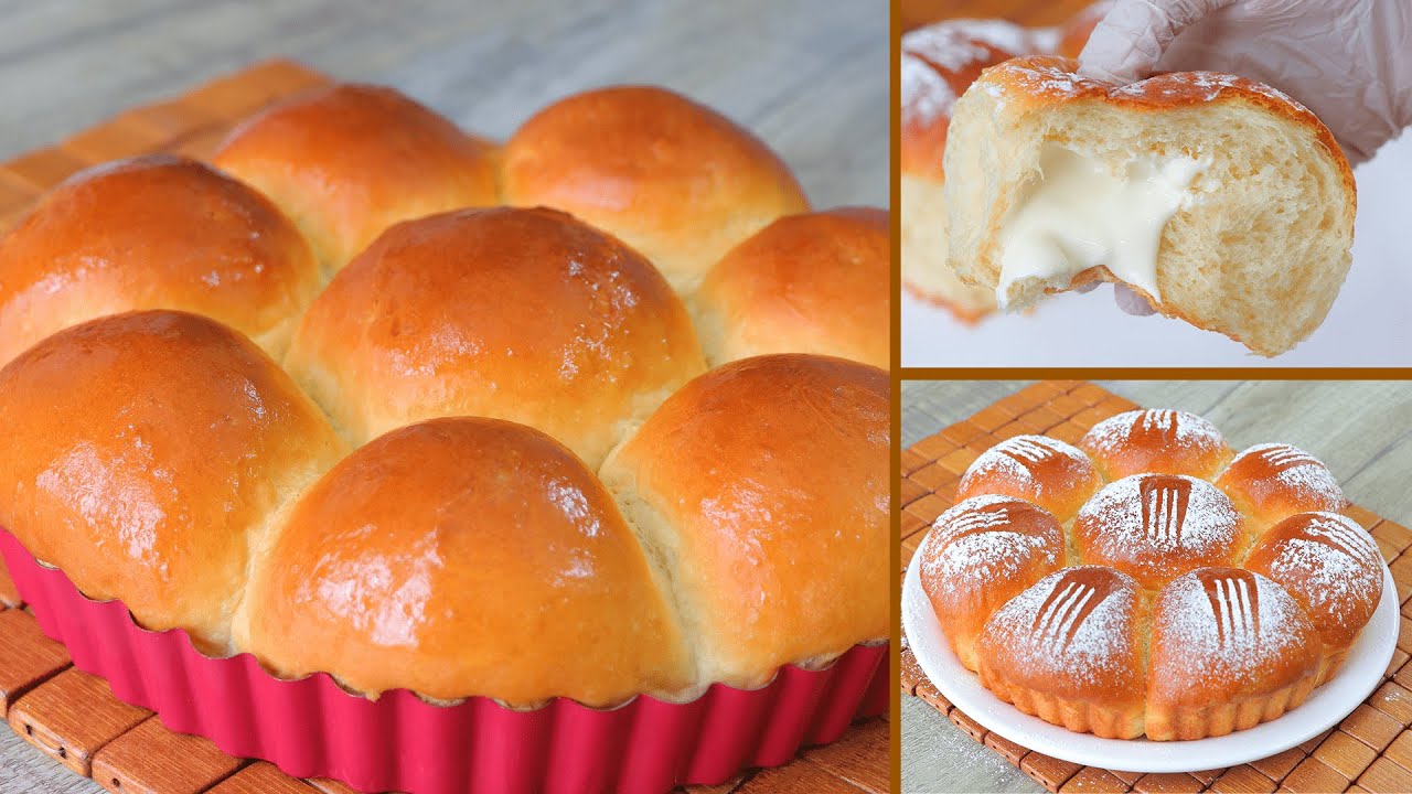 فطائر اخف من القطن مثل الغيمه بحشوة الجبن والمربى🍞