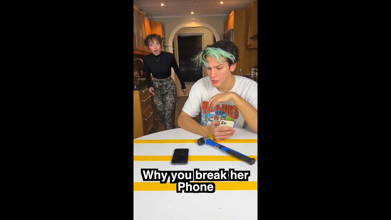 I Broke Her Iphone 15 And Blamed It On Someone Else Shorts