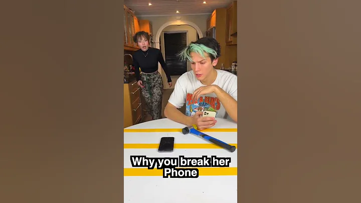 I Broke Her Iphone 15 And Blamed It On Someone Else #Shorts