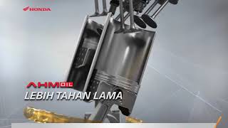 Oli Asli Honda Ya AHM OIL.  Dapatkan di Ahass Soni Saktie Motor Kapas Bojonegoro