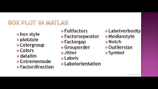 How to make Box Plot in matlab|box style|plot style|group order|labels|extrememode|factorgap|matlab