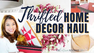 AMAZING THRIFT STORE HAUL | Shopping thrifted items for my home decor