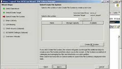 EMC Celerra VM and VMware ESX - 101 - Step 7: iSCSI LUNs