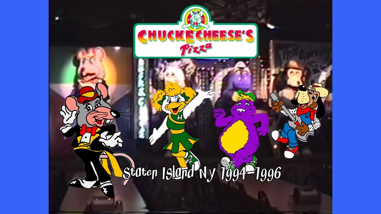 Chuck E Cheese's Staten Island Ny In 1994 And 1996