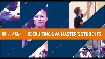 Recruiting UVA Masters Students