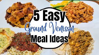 Ground Venison Recipes | Venison Cooking for Beginners | Simple and Tasty Venison Meal Ideas