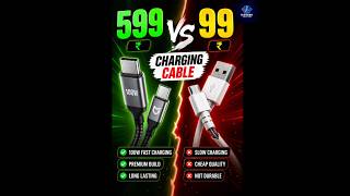 “₹99 wala cable ya ₹999 wala… kaunsa phone bachayega? 😳”#tech #gadgets #mobiletips #rishabhtechlab
