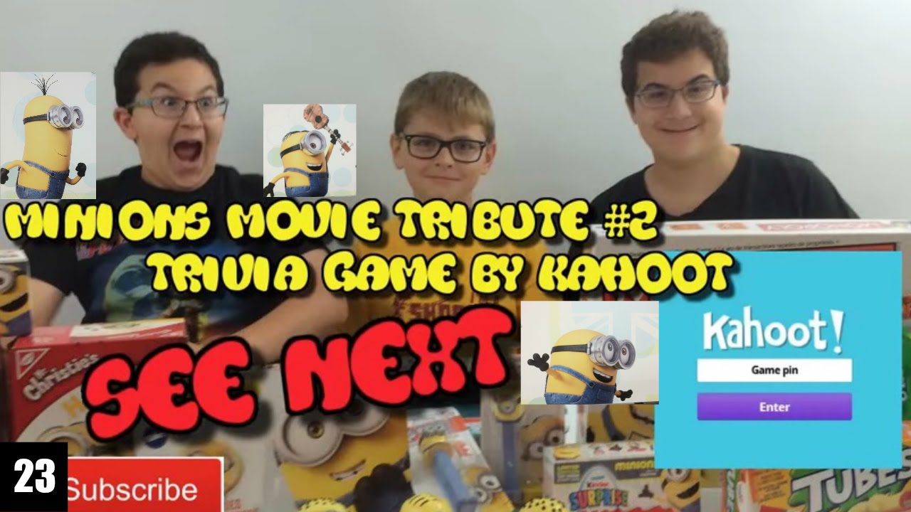 Minions Movie Trivia Using Kahoot Minions Kahoot! YouTube