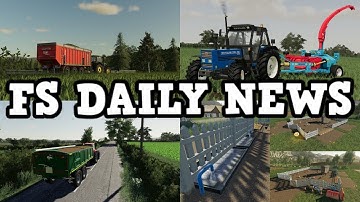 MODS IN TESTING AND NEW TRAILERS | FS DAILY NEWS | Farming Simulator 19