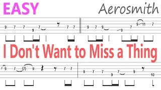 Aerosmith - I Don't Want to Miss a Thing Guitar Solo Tab+BackingTrack